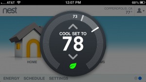Changing the Temperature on your Nest
